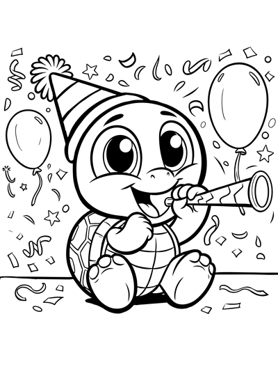 Colby the Turtle Coloring Book Celebrates Debut and New Year 2024