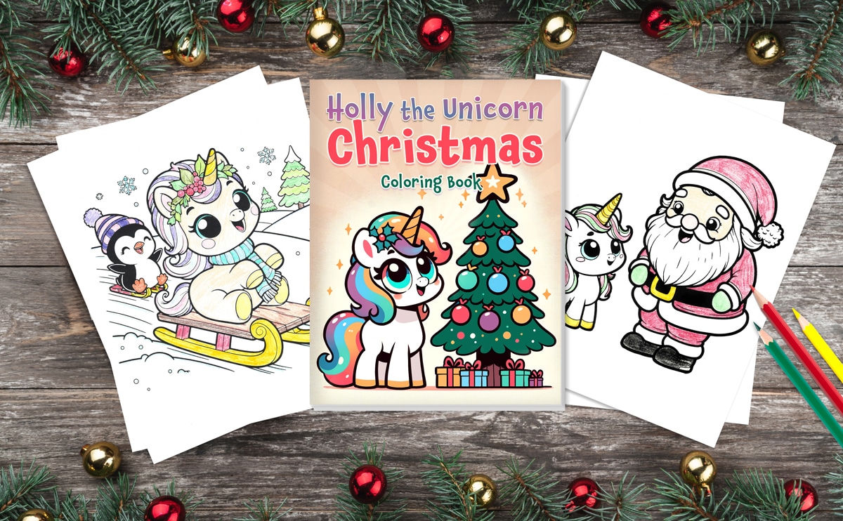 Promotional Holiday Coloring Book